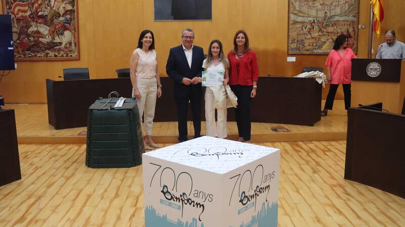 Benidorm presents the awards for the 1st School Garden Competition to promote environmental education