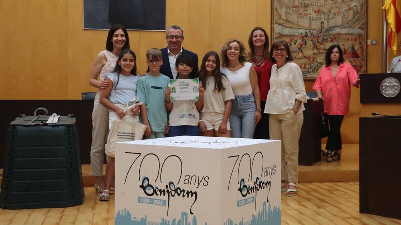 Benidorm presents the awards for the 1st School Garden Competition to promote environmental education