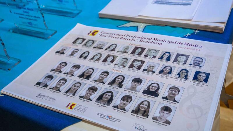 Concierto fin de curso y entrega de orlas en el Conservatorio de Benidorm