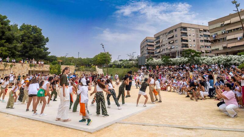 Benidorm transforma el Parque de Foietes con la segunda Jornada de Arte Urbano