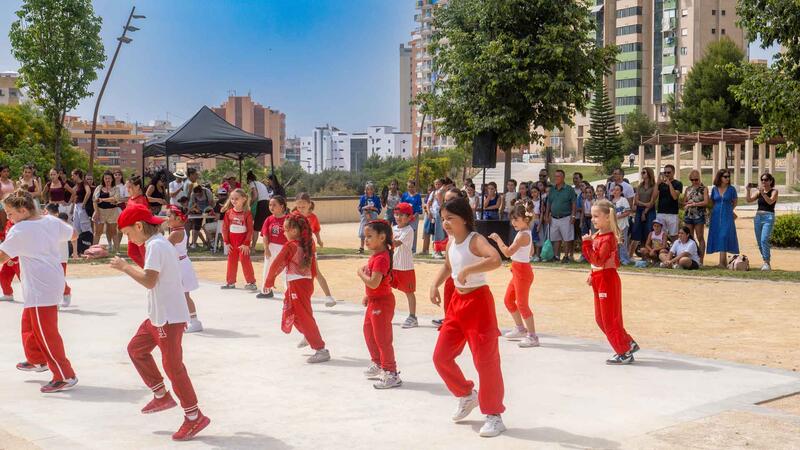 Benidorm transforma el Parque de Foietes con la segunda Jornada de Arte Urbano