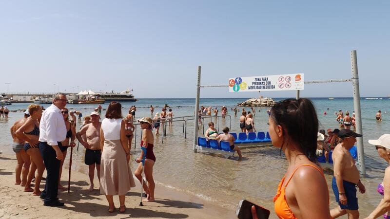 Benidorm provides beach access for people with reduced mobility