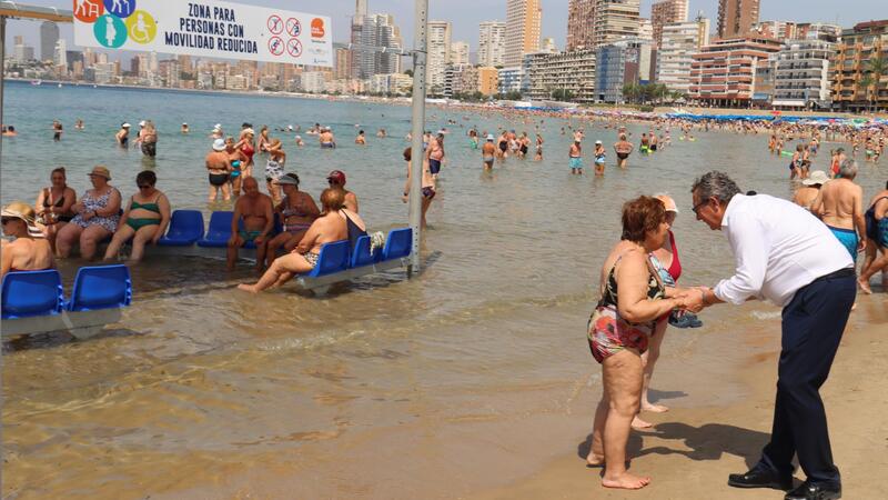 Benidorm provides beach access for people with reduced mobility