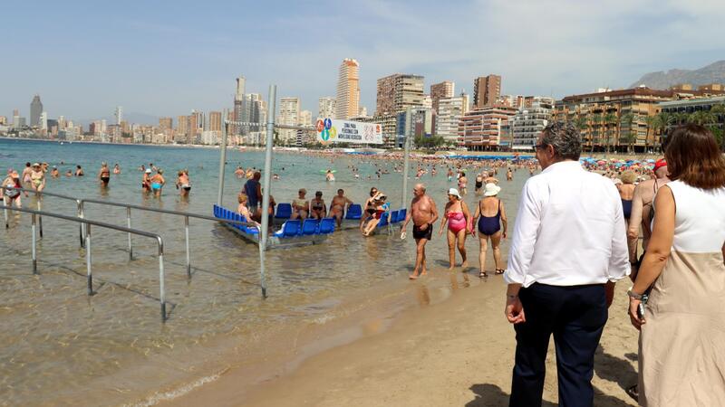 Benidorm provides beach access for people with reduced mobility
