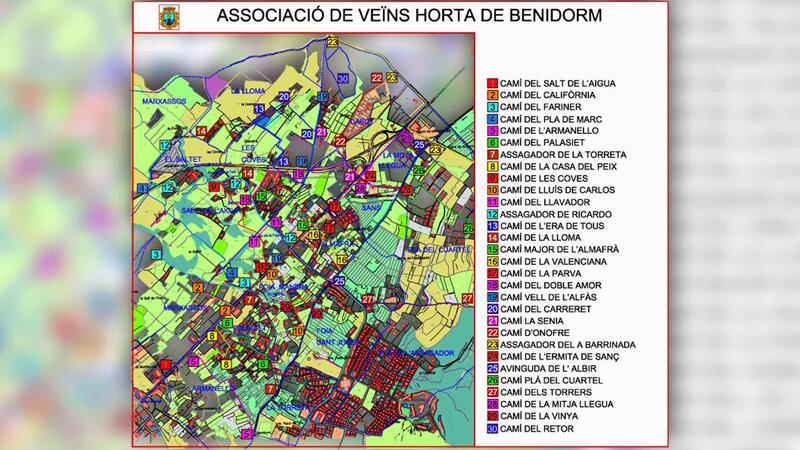 Benidorm is carrying out ditch cleaning work on all rural roads in L
