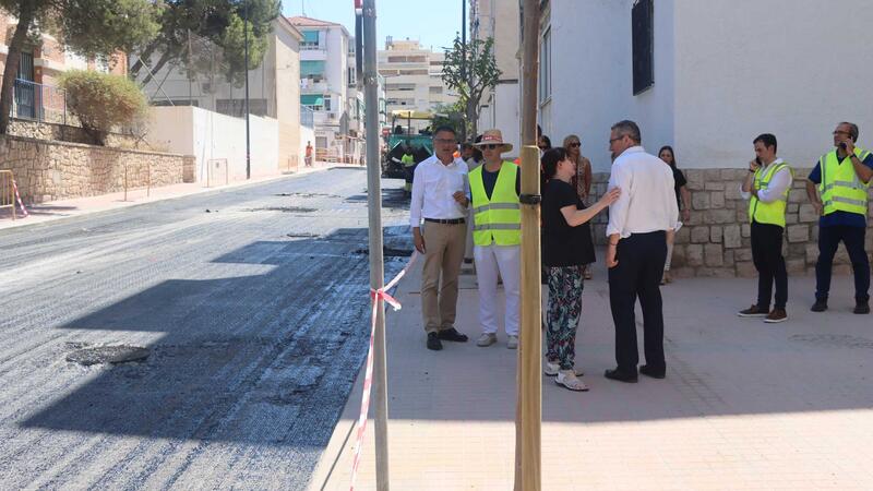 Benidorm abre esta semana al tráfico la calle Capitán Cortés tras finalizar las obras de renovación de las infraestructuras hidráulicas