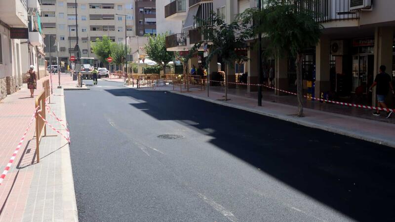 Benidorm abre esta semana al tráfico la calle Capitán Cortés tras finalizar las obras de renovación de las infraestructuras hidráulicas