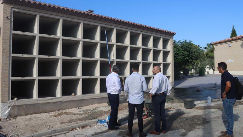 Benidorm expands the capacity of the Sant Jaume Cemetery with the construction of 40 new niches