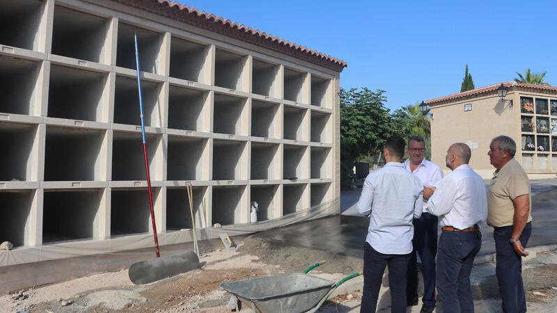 Benidorm expands the capacity of the Sant Jaume Cemetery with the construction of 40 new niches