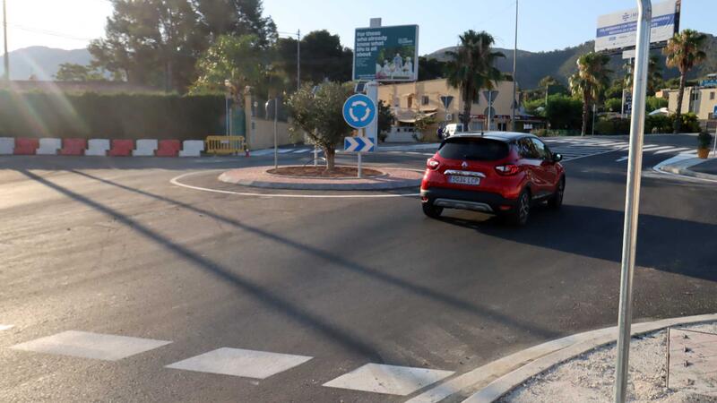 Benidorm completes construction of a new roundabout at the intersection of Severo Ochoa and Camino de los Torreros