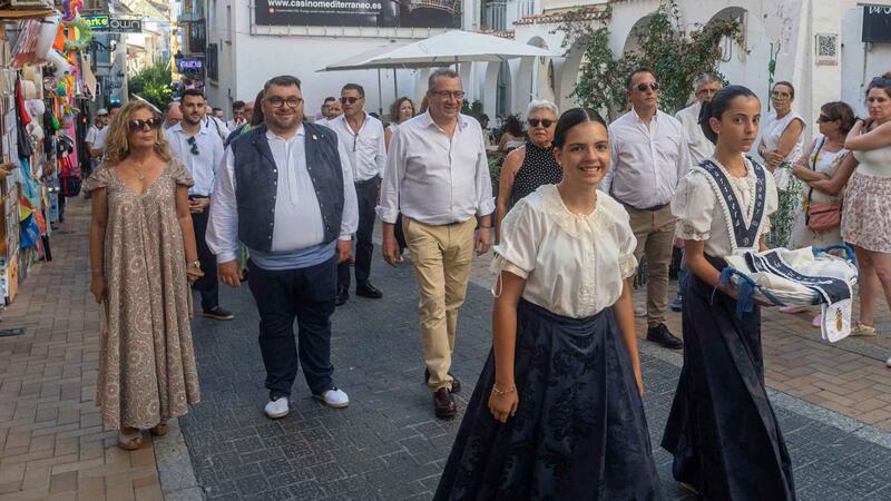 Benidorm kicks off Virgen del Carmen festivities with a moving proclamation at El Castell square