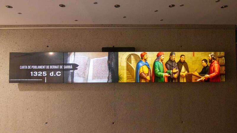 La sala ‘Luis Duart’ del Museu Boca del Calvari incorpora un audiovisual amb les principals fites històriques de Benidorm