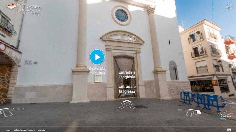 La iglesia de Sant Jaume i Santa Anna se incorpora al ‘Benidorm Virtual’