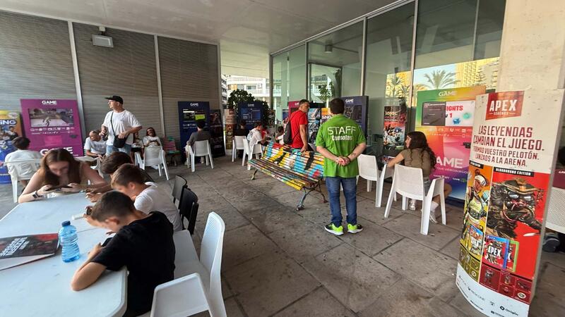 Dozens of children and young people enjoy the first session of the