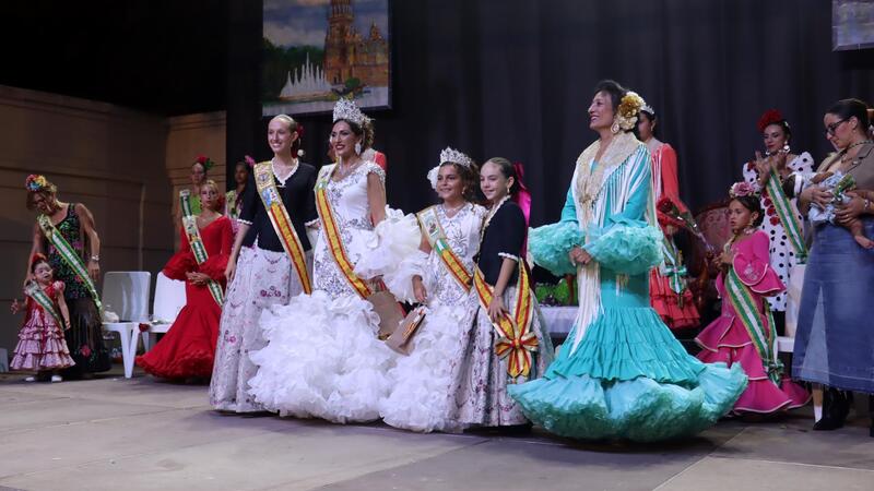 Rocío Romero and Rocío Benavente, crowned as the new queens of Casa de Andalucía in Benidorm