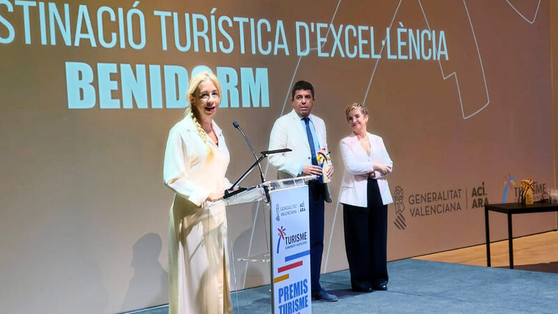 Benidorm wins the Valencia Community Tourism Award for Tourist Destination Excellence