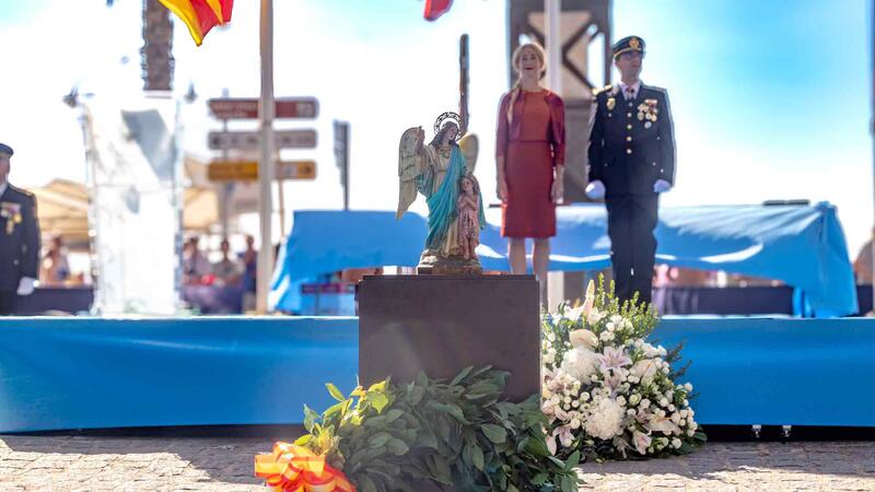 Benidorm celebrates National Police Day with a solemn event on Avenida Europa