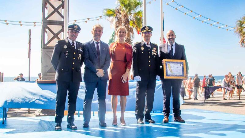 Benidorm celebrates National Police Day with a solemn event on Avenida Europa