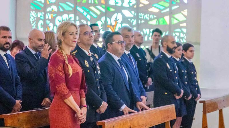 Benidorm celebrates National Police Day with a solemn event on Avenida Europa