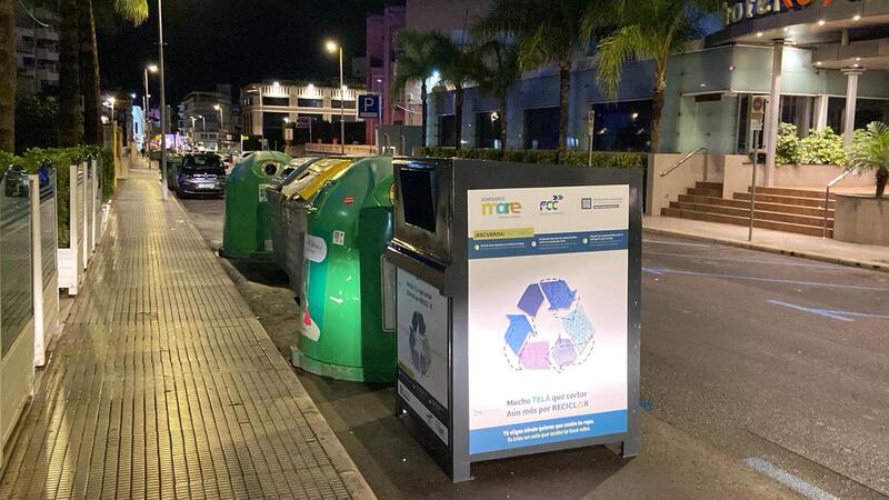 El Consorci Mare instal·la a Benidorm els primers contenidors per a gestionar la recollida de roba i d