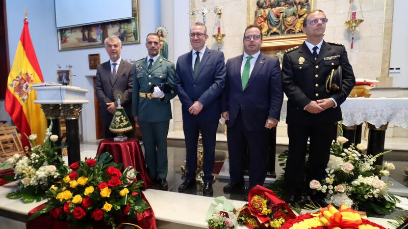 Benidorm supports the Civil Guard in the celebrations of Spain