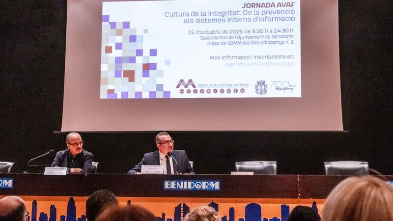 Benidorm acull la jornada ‘Cultura de la integritat’ organitzada per l
