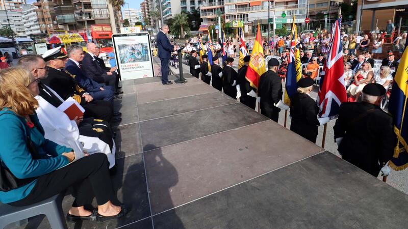 Benidorm hosts the annual Poppy Appeal tribute