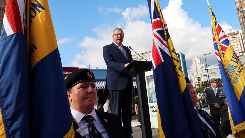 Benidorm hosts the annual Poppy Appeal tribute
