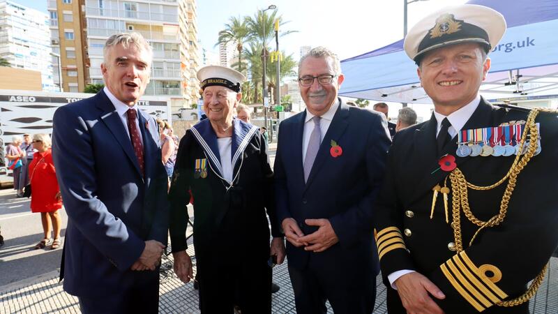 Benidorm hosts the annual Poppy Appeal tribute