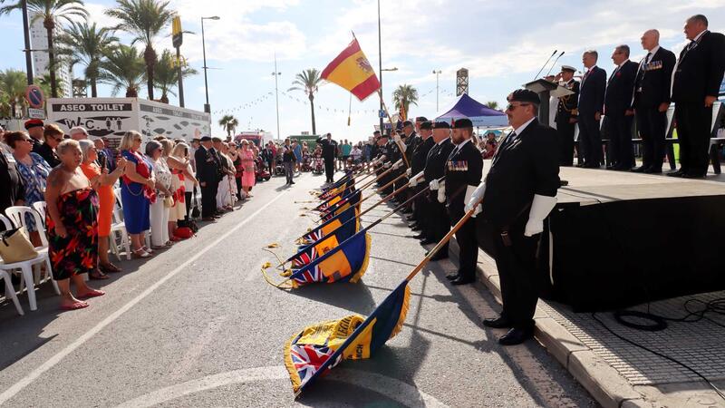 Benidorm hosts the annual Poppy Appeal tribute