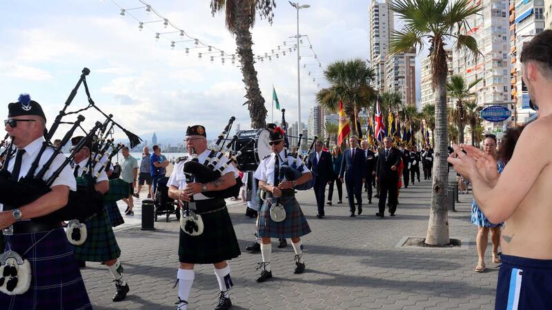 Benidorm hosts the annual Poppy Appeal tribute