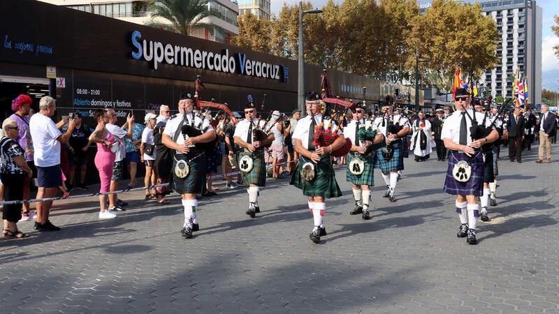 Benidorm hosts the annual Poppy Appeal tribute