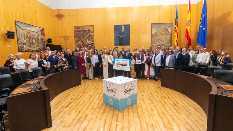 Las Festes Majors Patronals de Benidorm, protagonistas de un cupón especial de la ONCE