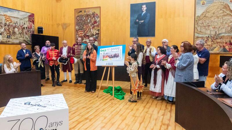 Las Festes Majors Patronals de Benidorm, protagonistas de un cupón especial de la ONCE