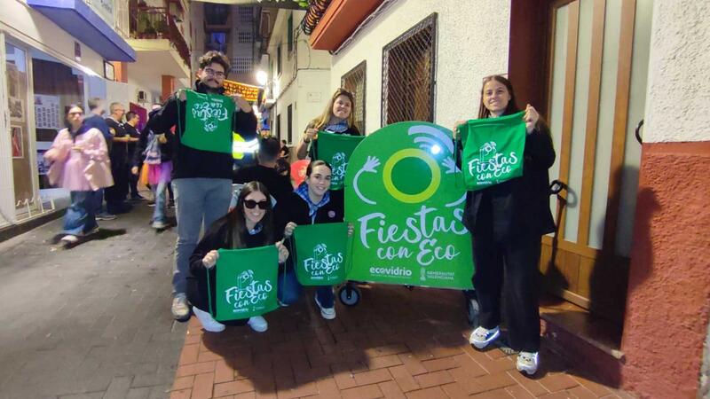 Benidorm vuelve a acoger la iniciativa ‘Fiestas con eco’ de Ecovidrio durante las Festes Majors Patronals