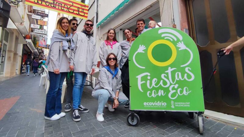 Benidorm vuelve a acoger la iniciativa ‘Fiestas con eco’ de Ecovidrio durante las Festes Majors Patronals