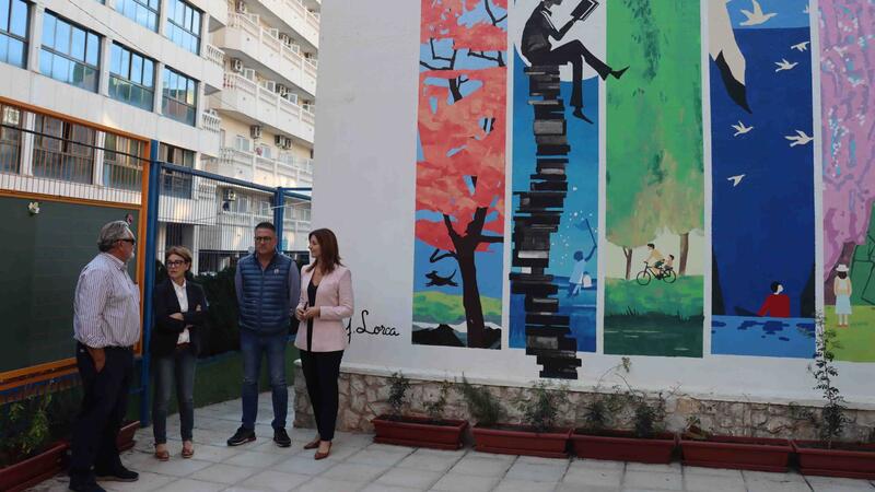 Benidorm inicia un proyecto de naturalización de los patios de los colegios de la ciudad