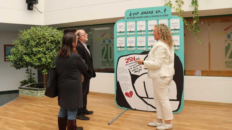 Panells interactius per a donar a conéixer la realitat de la violència masclista i acabar amb les falses creences
