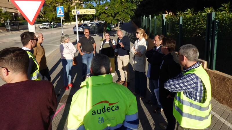 Benidorm begins construction of three roundabouts in La Cala to improve traffic and road safety in the area
