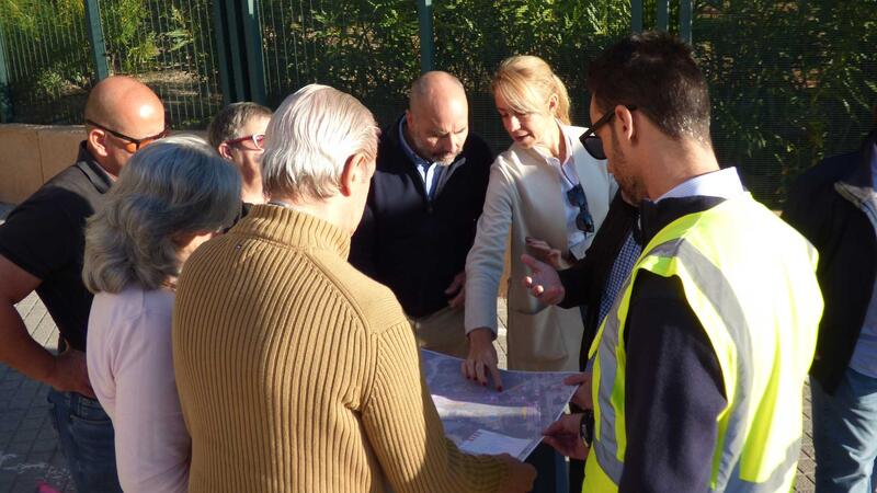 Benidorm begins construction of three roundabouts in La Cala to improve traffic and road safety in the area