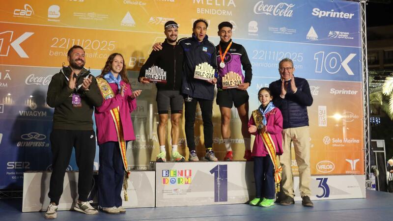Ben Connor and Lily Partridge triumph in Benidorm Half, which has broken several sporting and participation records