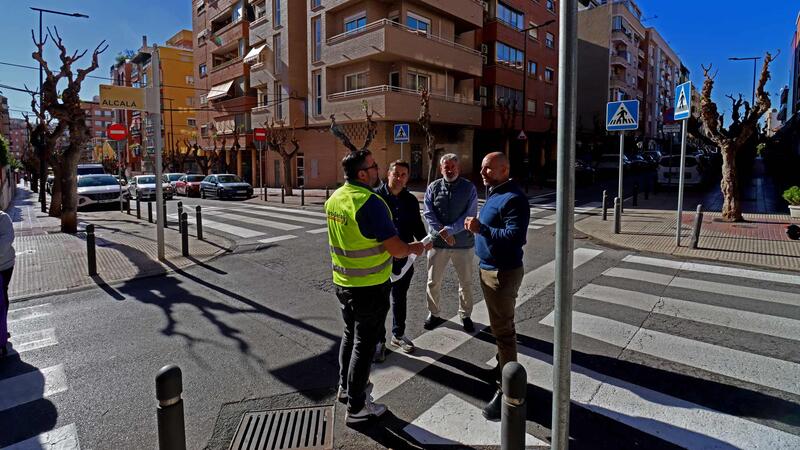 Benidorm renova la senyalització horitzontal en la Colònia Madrid
