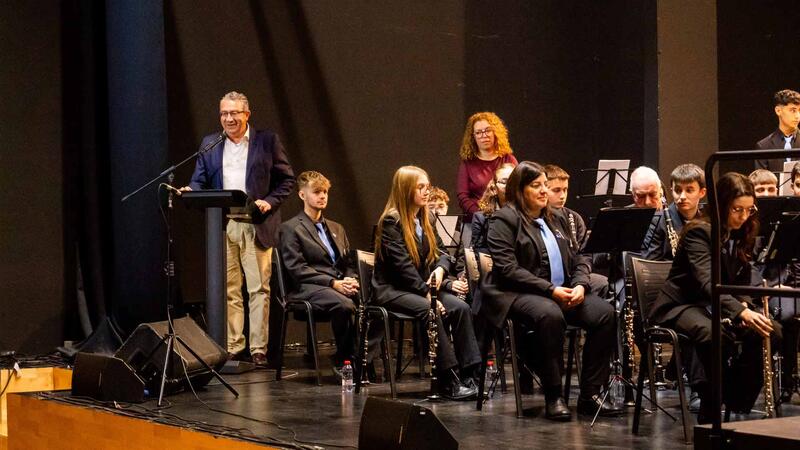 Concierto en honor de Santa Cecilia de la Banda Sínfónica de la SM La Nova de Benidorm