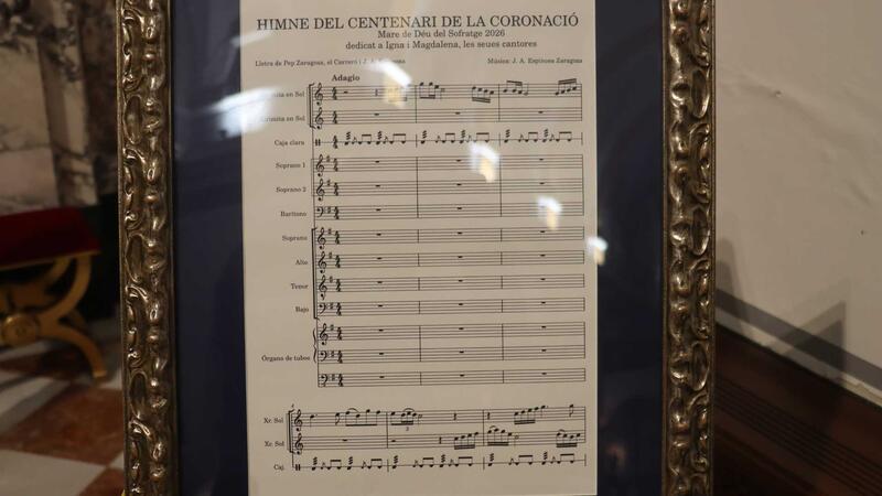 Benidorm begins the centenary celebrations of the Coronation of its patroness saint with the premiere of the anthem and the prresentation of the poster