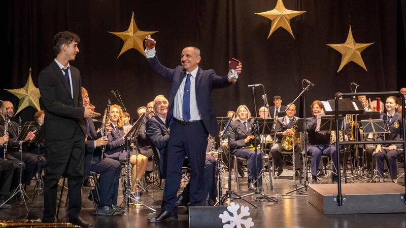 Five welcomes and one goodbye at Santa Cecilia Concert by S. M. l’Illa Band of Benidorm