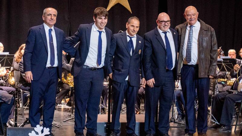 Five welcomes and one goodbye at Santa Cecilia Concert by S. M. l’Illa Band of Benidorm