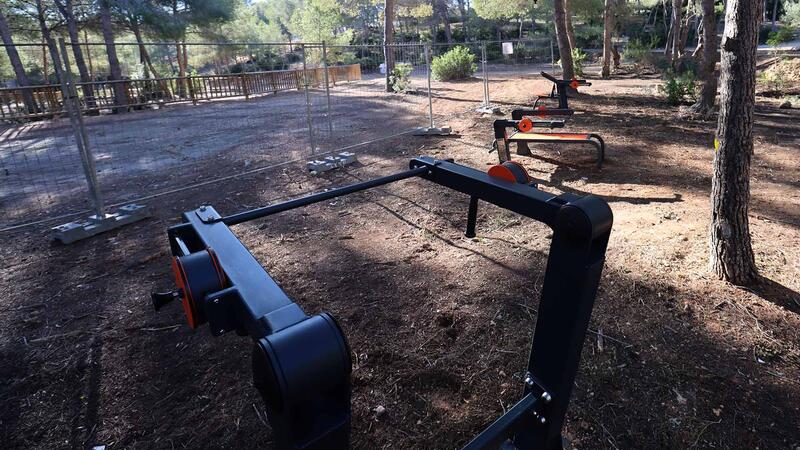 Benidorm incorpora un gimnasio al aire libre en el parque de El Moralet