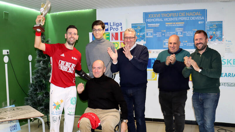 Pere Roc II, Hector and Carlos win the XXXVI ‘Trofeu Nadal’ of pilota in Benidorm