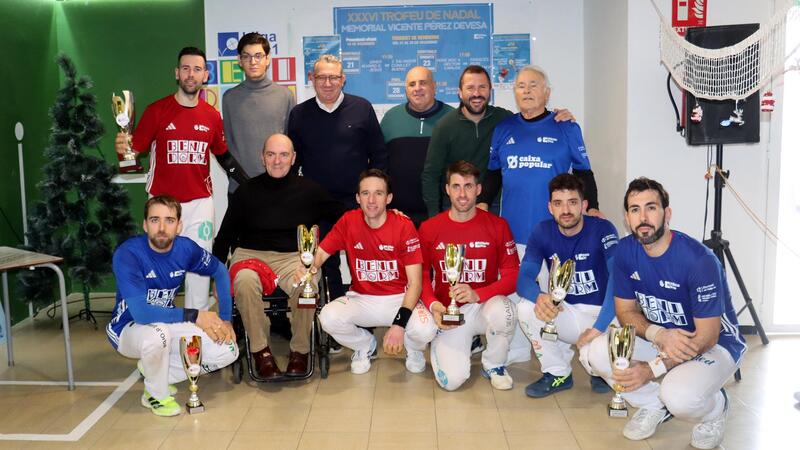 Pere Roc II, Hector and Carlos win the XXXVI ‘Trofeu Nadal’ of pilota in Benidorm