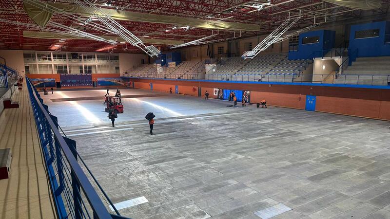 Benidorm inicia el acondicionamiento del Palau para preparar el montaje del recinto del Benidorm Fest